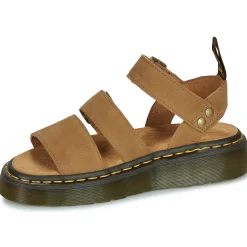 Sandales Et Nu-pieds^Dr. Martens - Gryphon Quad Savannah Tan Thumbled Nubuck Beige