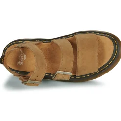 Sandales Et Nu-pieds^Dr. Martens - Gryphon Quad Savannah Tan Thumbled Nubuck Beige