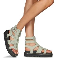 Sandales Et Nu-pieds^Dr. Martens - Olson Smoked Mint Tumbled Nubuck