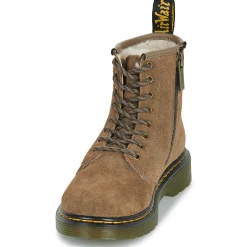 Bottines / Boots^Dr. Martens - Serena J Dark Khaki Bronx Suede Beige