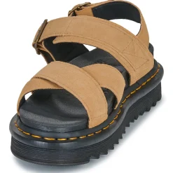 Sandales Et Nu-pieds^Dr. Martens - Voss II Sandal Tan Suede Marron