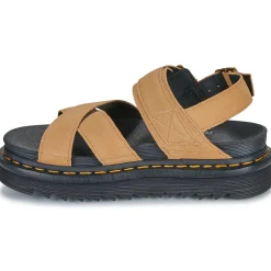 Sandales Et Nu-pieds^Dr. Martens - Voss II Sandal Tan Suede Marron