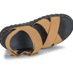 Sandales Et Nu-pieds^Dr. Martens - Voss II Sandal Tan Suede Marron