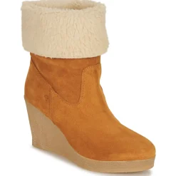 Bottines / Boots^Dream in Green - ANELINE Camel