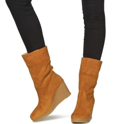 Bottines / Boots^Dream in Green - ANELINE Camel