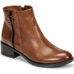 Bottines / Boots^Dream in Green - NARLINE Camel