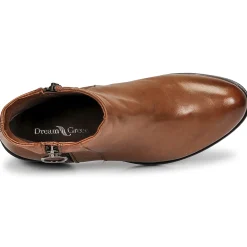Bottines / Boots^Dream in Green - NARLINE Camel