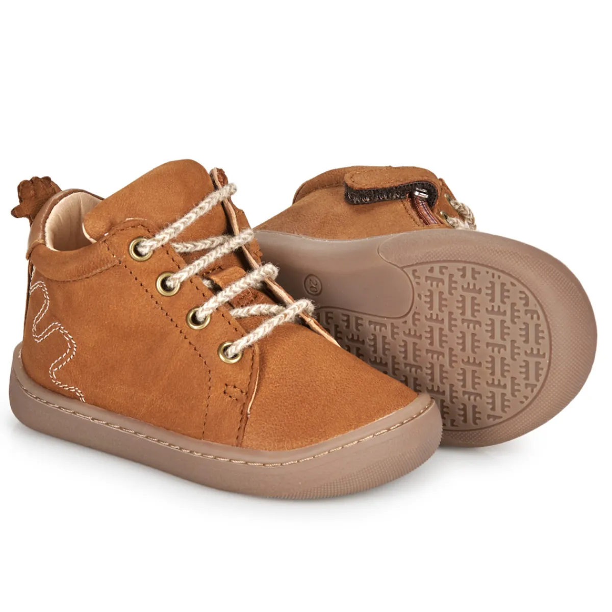 Baskets Mode^Easy Peasy - MY DEBOO LACET Marron
