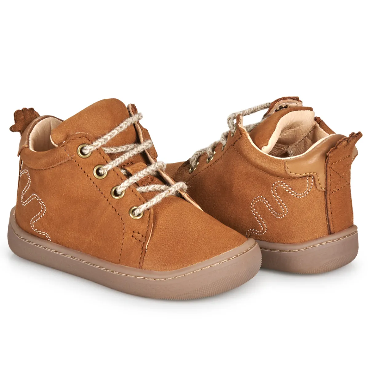 Baskets Mode^Easy Peasy - MY DEBOO LACET Marron