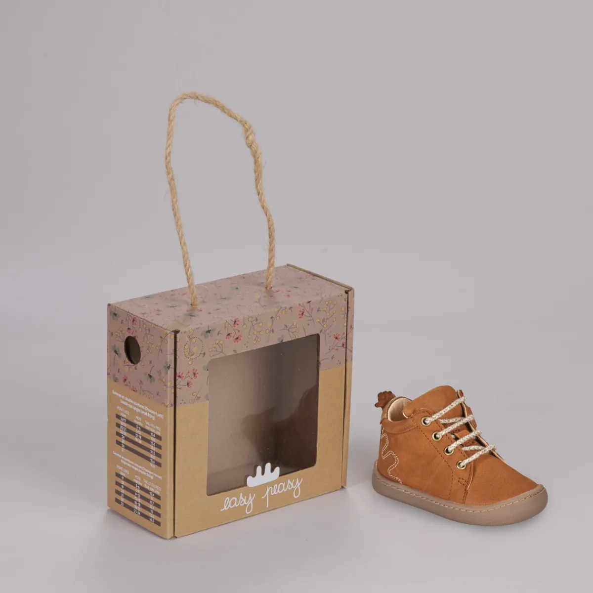 Baskets Mode^Easy Peasy - MY DEBOO LACET Marron