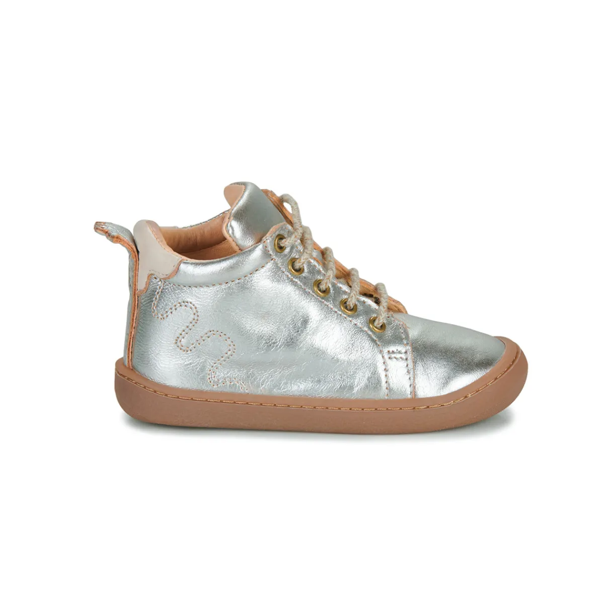 Baskets Mode^Easy Peasy - MY DEBOO LACET Argenté