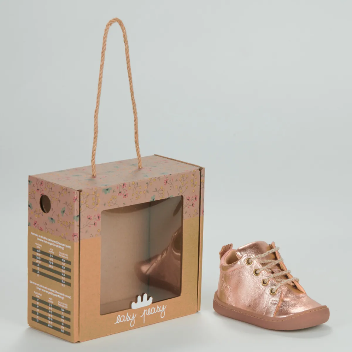 Baskets Mode^Easy Peasy - MY DEBOO LACET Rose