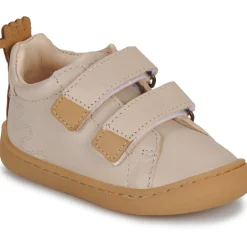 Baskets Mode^Easy Peasy - MY DODU VELCRO Beige