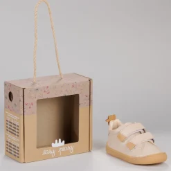 Baskets Mode^Easy Peasy - MY DODU VELCRO Beige