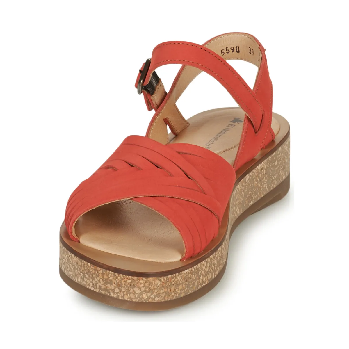 Sandales Et Nu-pieds^El Naturalista - N5590-CORAL Rouge