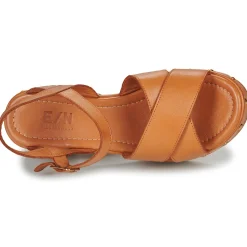 Sandales Et Nu-pieds^Elue par nous - NEMBROCHER Marron