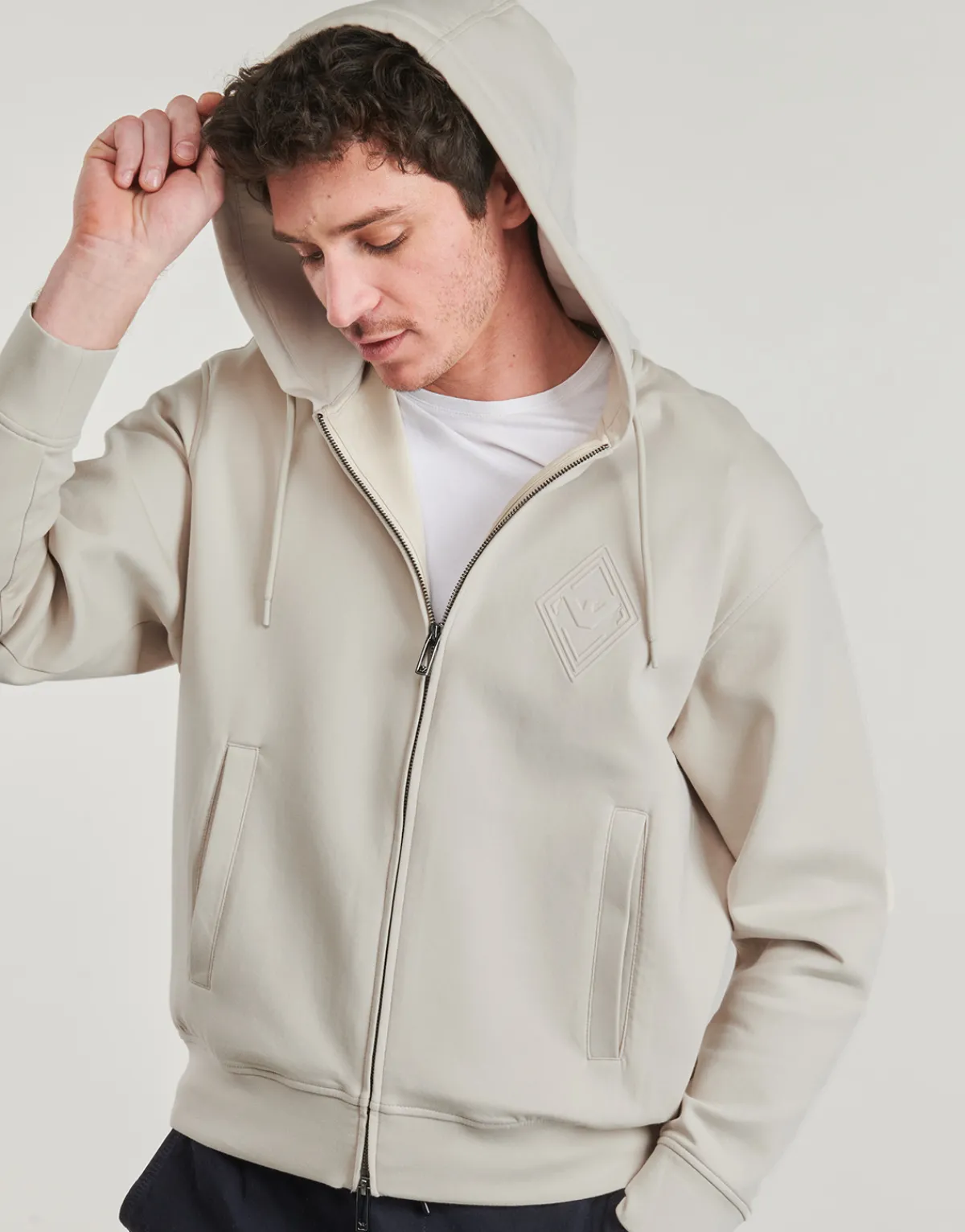 Sweats & Polaires^Emporio Armani - SWEATSHIRT EM001122 Greige