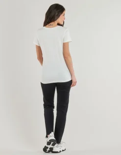 T-shirts & Polos^Emporio Armani - TOP EW000409 Blanc