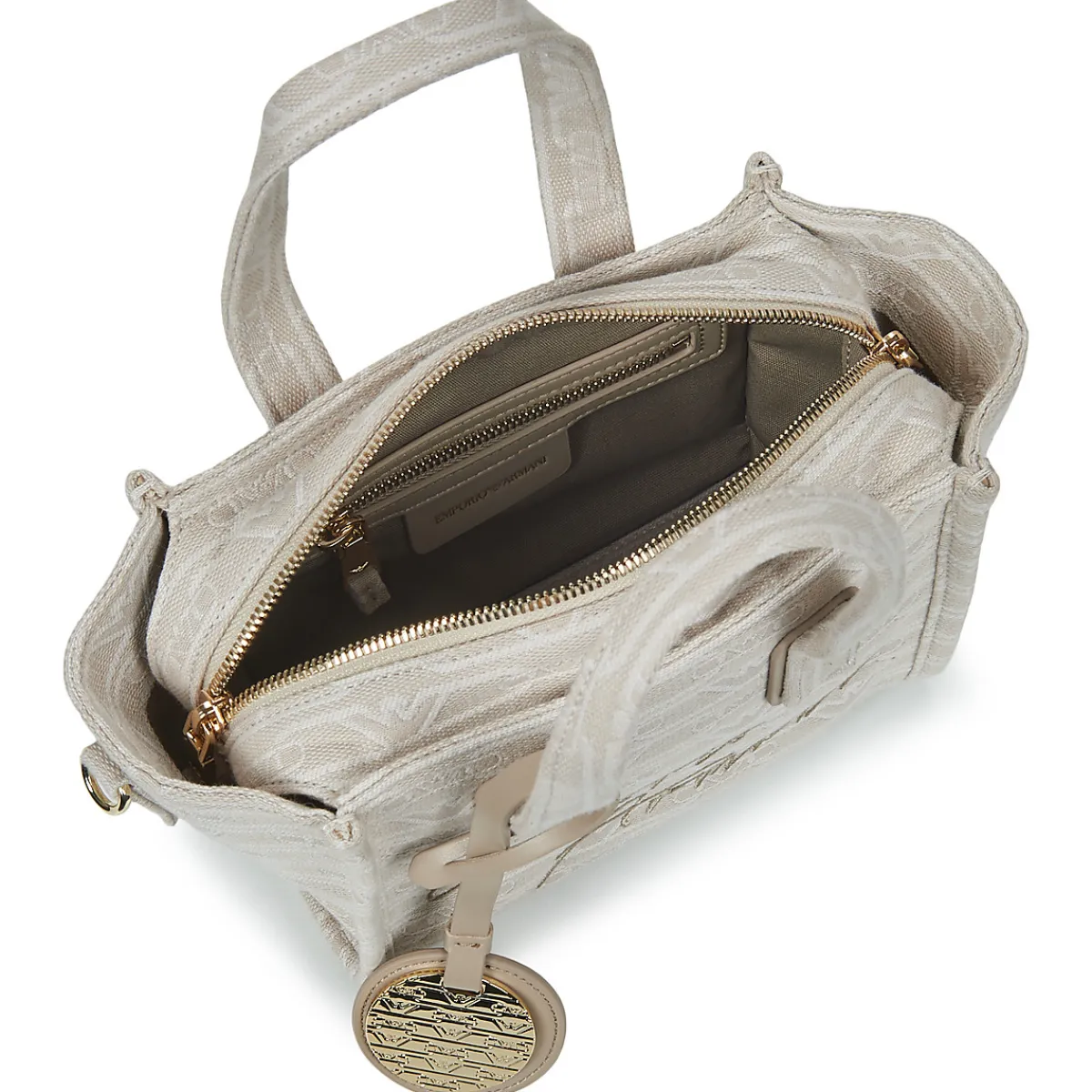 Cabas / Sacs Shopping^Emporio Armani - TOTE M CANVAS JAQUARD MONOGRAM