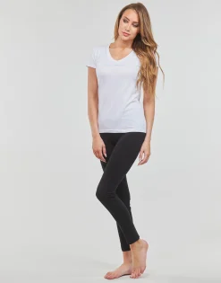 T-shirts & Polos^Emporio Armani - T-SHIRT V NECK Blanc