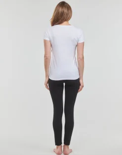 T-shirts & Polos^Emporio Armani - T-SHIRT V NECK Blanc