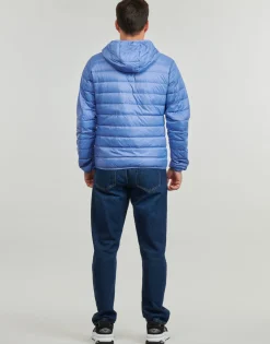 Manteaux^Emporio Armani EA7 - CORE IDENTITY DOWN JACKET HD Bleu