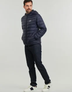 Manteaux^Emporio Armani EA7 - CORE IDENTITY DOWN JACKET HD Marine