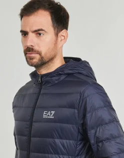 Manteaux^Emporio Armani EA7 - CORE IDENTITY DOWN JACKET HD Marine