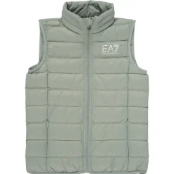 Manteaux^Emporio Armani EA7 - TRAIN CORE ID DOWN LIGHT VEST Kaki