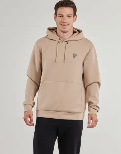 Sweats & Polaires^Emporio Armani EA7 - TRAIN PREMIUM SHIELD HOODIE 8NPM21 Taupe