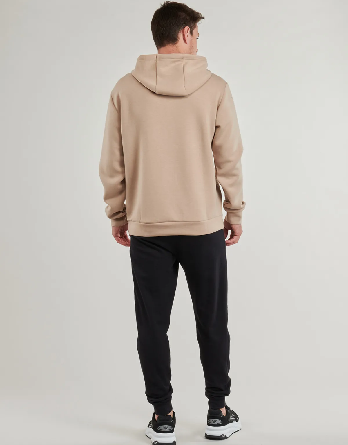 Sweats & Polaires^Emporio Armani EA7 - TRAIN PREMIUM SHIELD HOODIE 8NPM21 Taupe