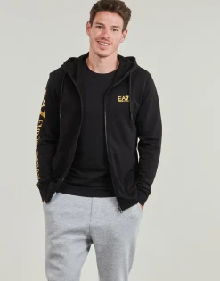 Sweats & Polaires^Emporio Armani EA7 - TRAIN LOGO SERIES FZ HOODIE