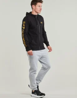 Sweats & Polaires^Emporio Armani EA7 - TRAIN LOGO SERIES FZ HOODIE