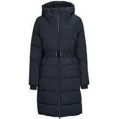 Manteaux^Esprit - BELTED PUFFER COAT Noir