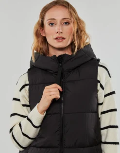 Manteaux^Esprit - LOGO COSY PUFFER Noir