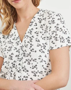 Tops / Blouses^Esprit - SKI V NECK BLOU Blanc