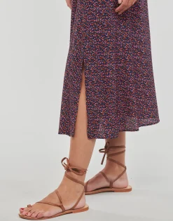 Jupes^Esprit - SKIRT MIDI AOP Multicolore