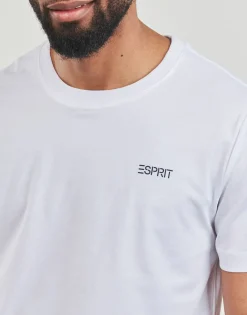 T-shirts & Polos^Esprit - SUS F AW CN SS Blanc