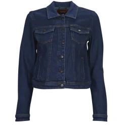 Vestes^Esprit - TRUCKER JACKET Bleu