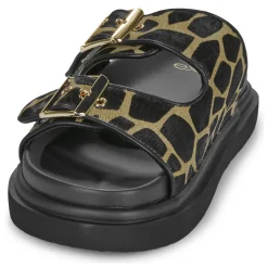 Mules / Sabots^Exé Shoes - HS53023-ZEBRA-BEIGE