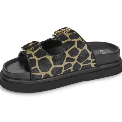 Mules / Sabots^Exé Shoes - HS53023-ZEBRA-BEIGE