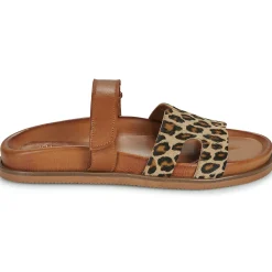 Mules / Sabots^Exé Shoes - 967-KIMOLOS-LEOPARD-TAN Léopard