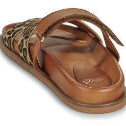 Mules / Sabots^Exé Shoes - 967-KIMOLOS-LEOPARD-TAN Léopard