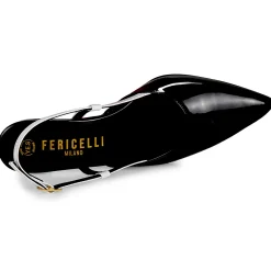 Escarpins^Fericelli - MARTY Noiretblancvernis