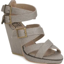Sandales Et Nu-pieds^Feud - WASP Taupe