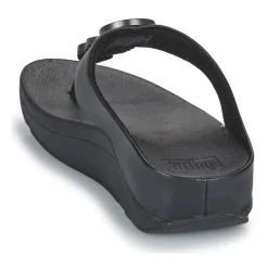 Sandales Et Nu-pieds^FitFlop - HALO METALLIC-TRIM TOE-POST SANDALS Noir
