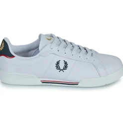 Baskets Mode^Fred Perry - B722 LEATHER Blanc