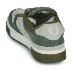 Baskets Mode^Fred Perry - B300 TEXTURED LEATHER / BRANDED
