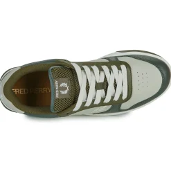 Baskets Mode^Fred Perry - B300 TEXTURED LEATHER / BRANDED
