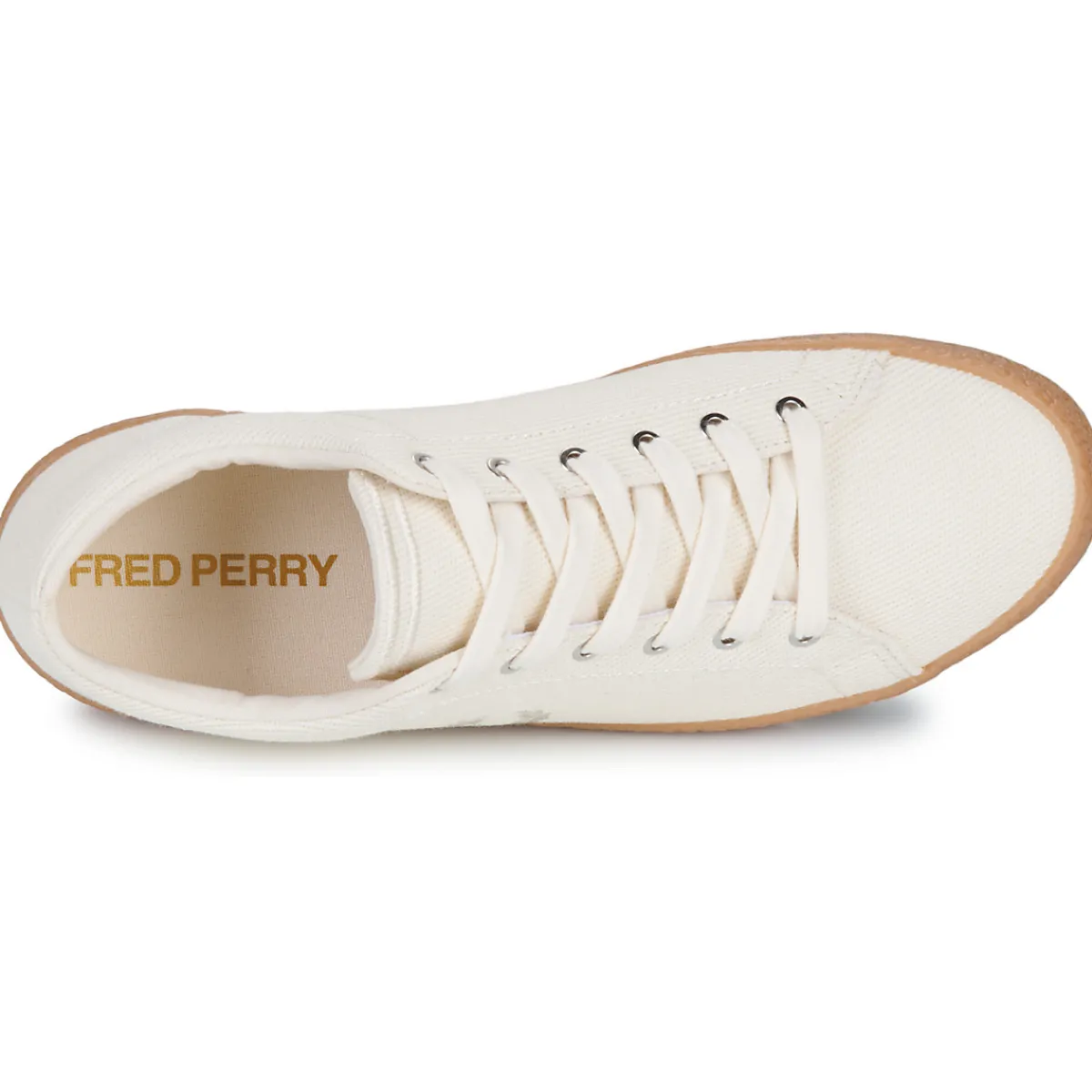 Baskets Mode^Fred Perry - BASELINE HEAVY TWILL Ecru
